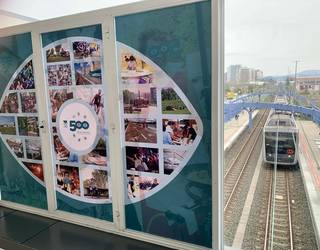 Leioaren eboluzioa argazkien bidez, metro geltokian