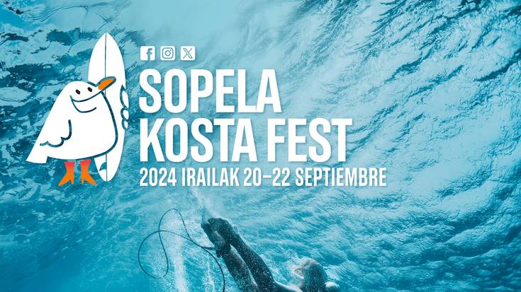 Surfak, musikak eta naturak bat egingo dute irailaren 20tik 22ra Sopela Kosta Fest jaialdian