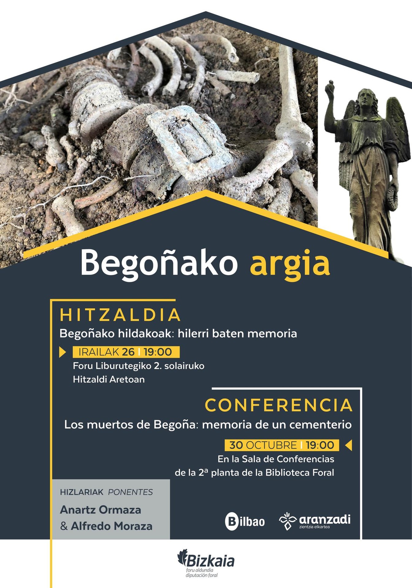 Hitzaldiak: Begoñako hildakoak: hilerri baten memoria