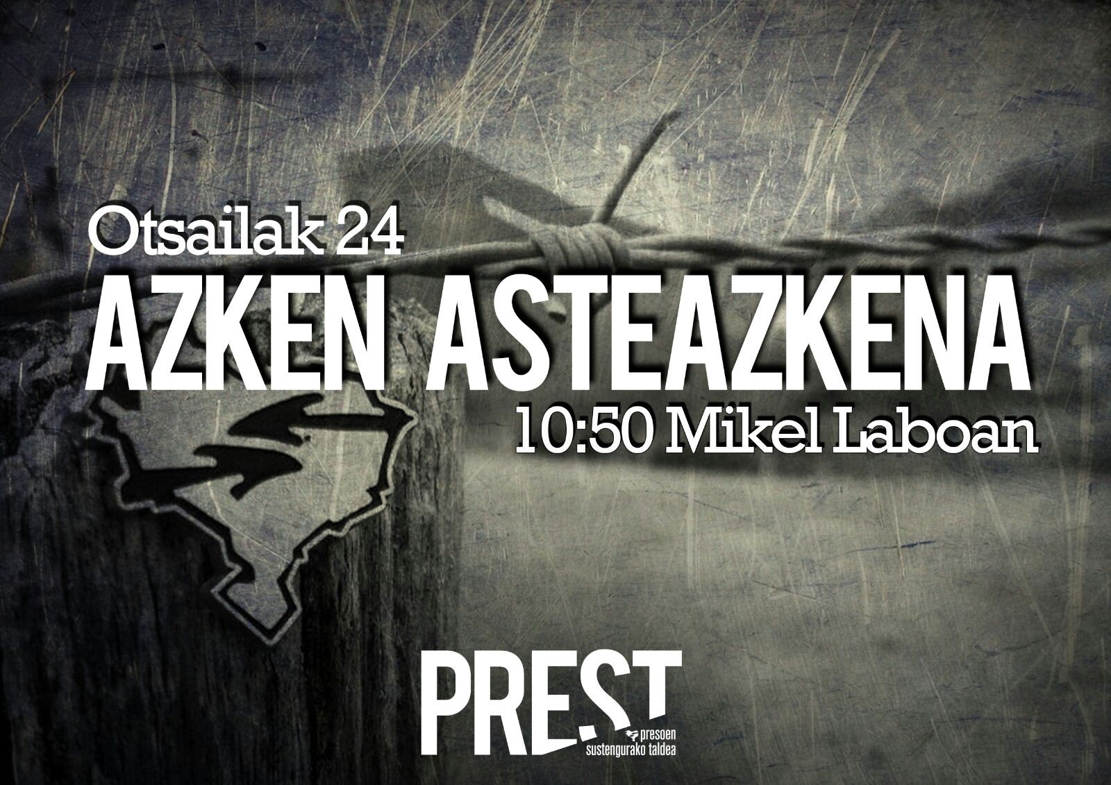 Presoen aldeko elkarretaratzea egingo dute bihar Leioako campusean