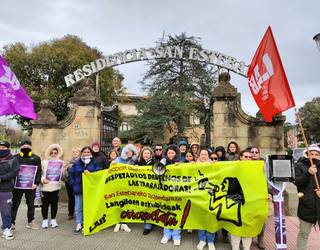 Getxoko San Esteban egoitzako langileek mobilizazioak iragarri dituzte lan-eskubideen urraketak salatzeko