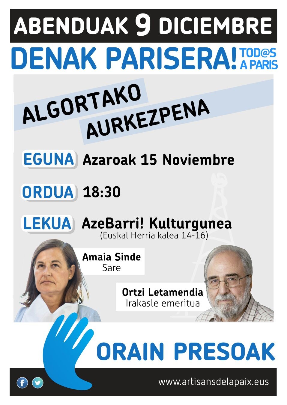 ORAIN PRESOAK- DENAK PARISERA