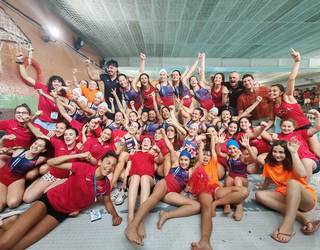 Askartza Waterpolo: "Harrobiko jokalariekin Lehen Mailara igotzea posible dela erakutsi dugu"