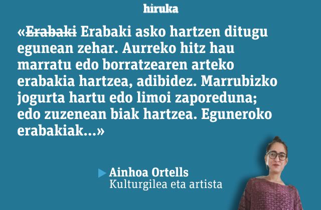 Izatea edo ez izatearen arteko erabakia