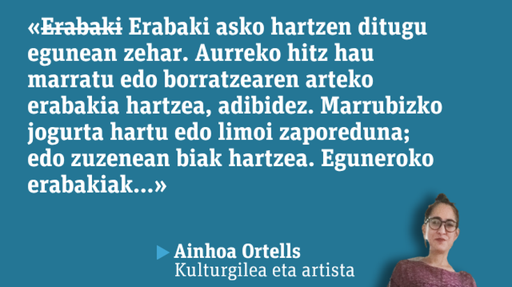 Izatea edo ez izatearen arteko erabakia