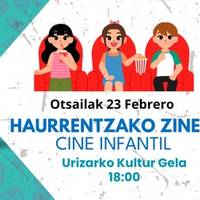 Haurrentzako zinea Urizarko gelan