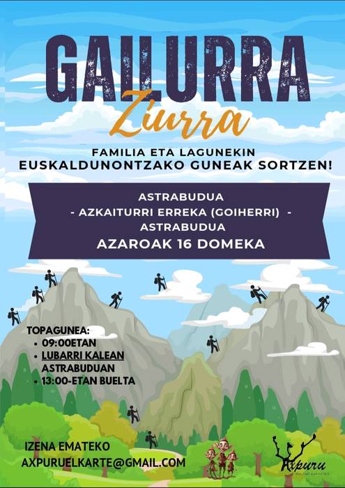 Gailurra ziurra - Euskaldunontzako arnasguneak sortzen