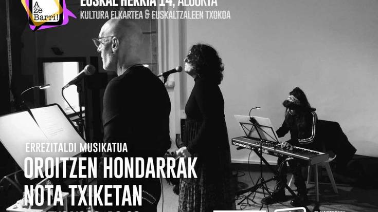 Poema errezitaldia: "Oroitzen hondarra nota txikietan"