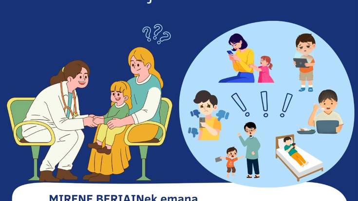 Hitzaldia: Osasuna eta pantailak haurtzaroan