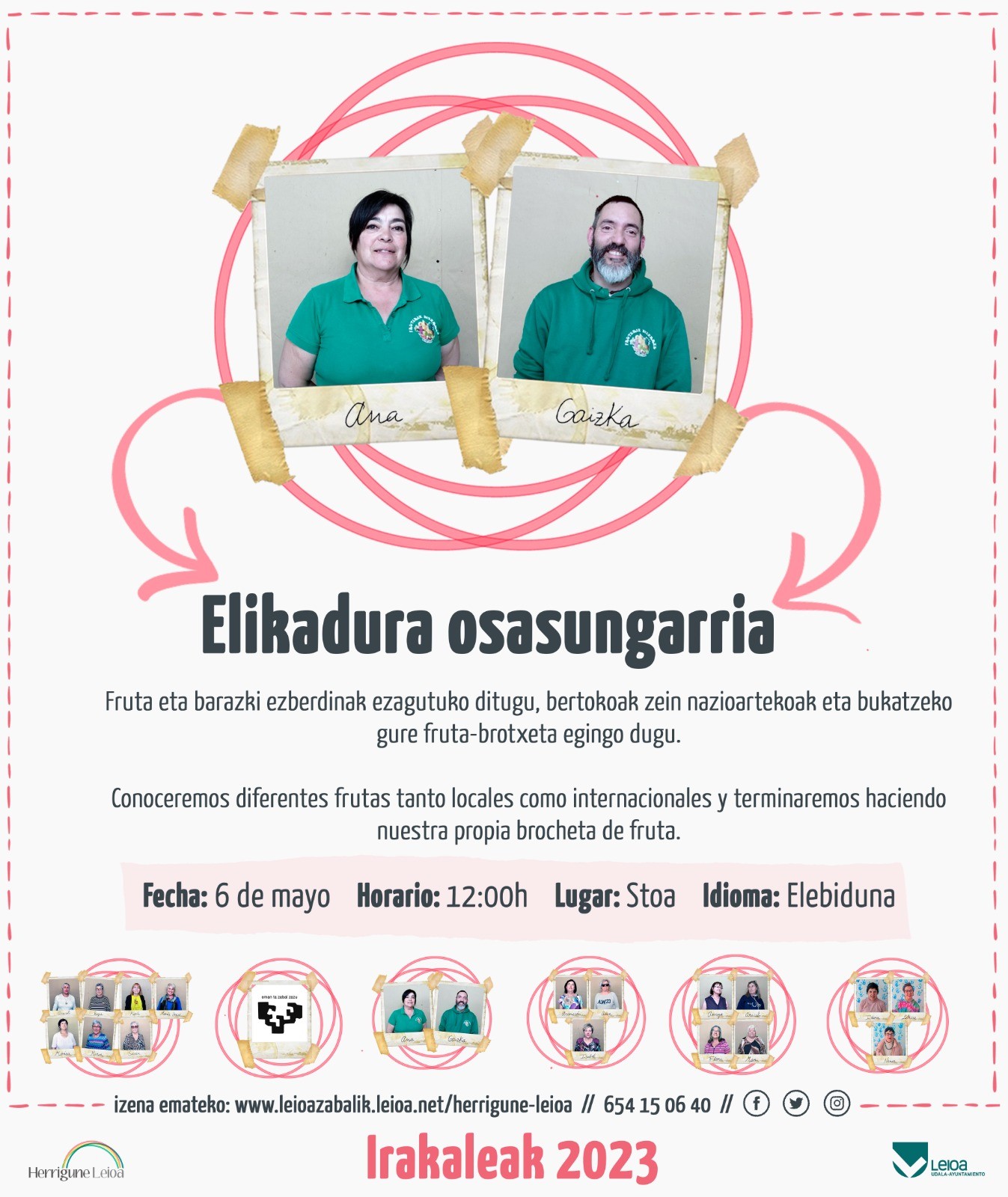 Martxan daude Herrigune Leioak antolatutako Irakaleak ekimeneko tailerrak