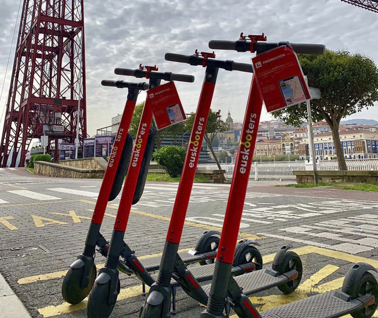 Amaitu da patinete elektrikoen proba pilotua Getxon