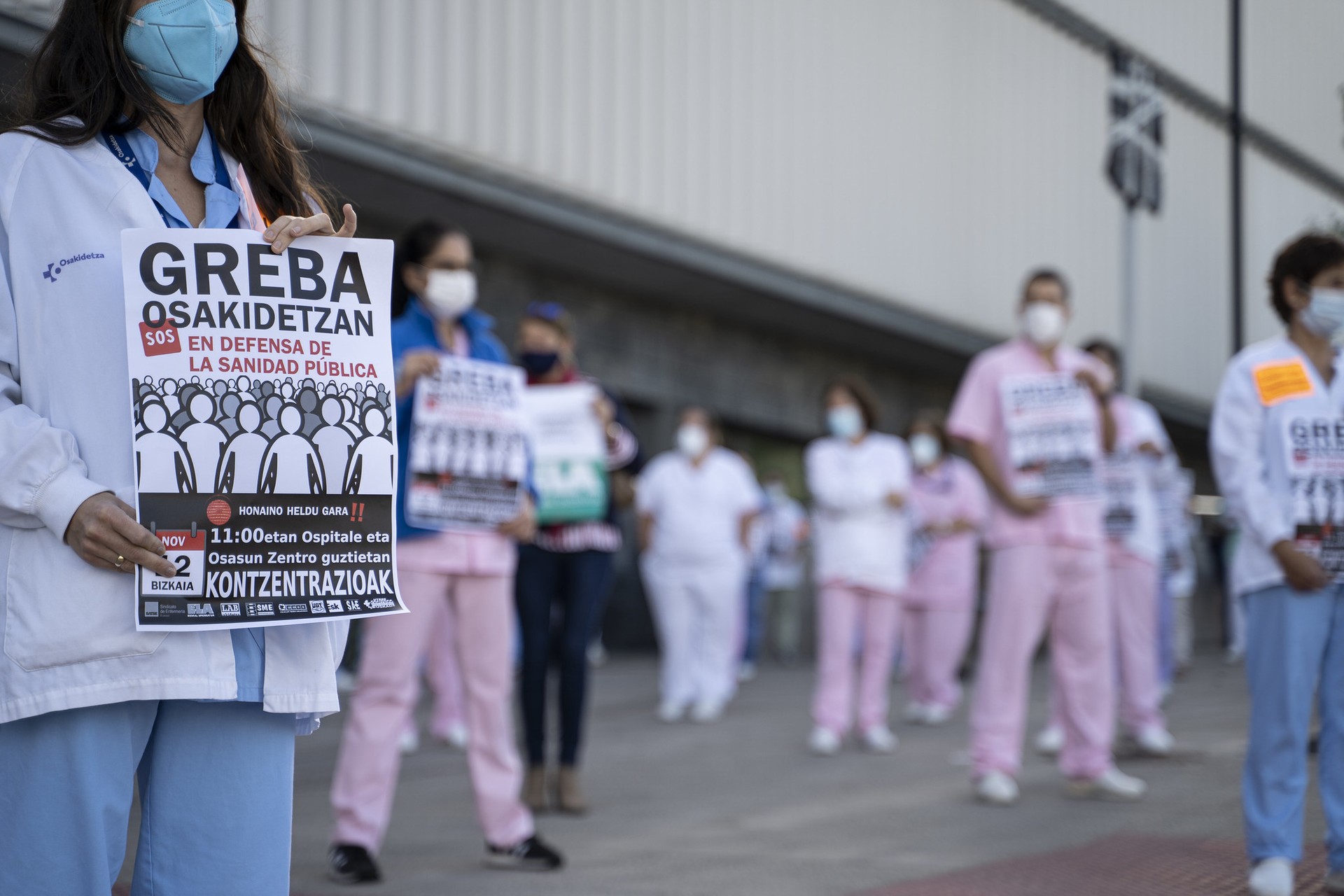 Osasungintza publikoa defendatzeko kontzentrazioak egingo dituzte bihar