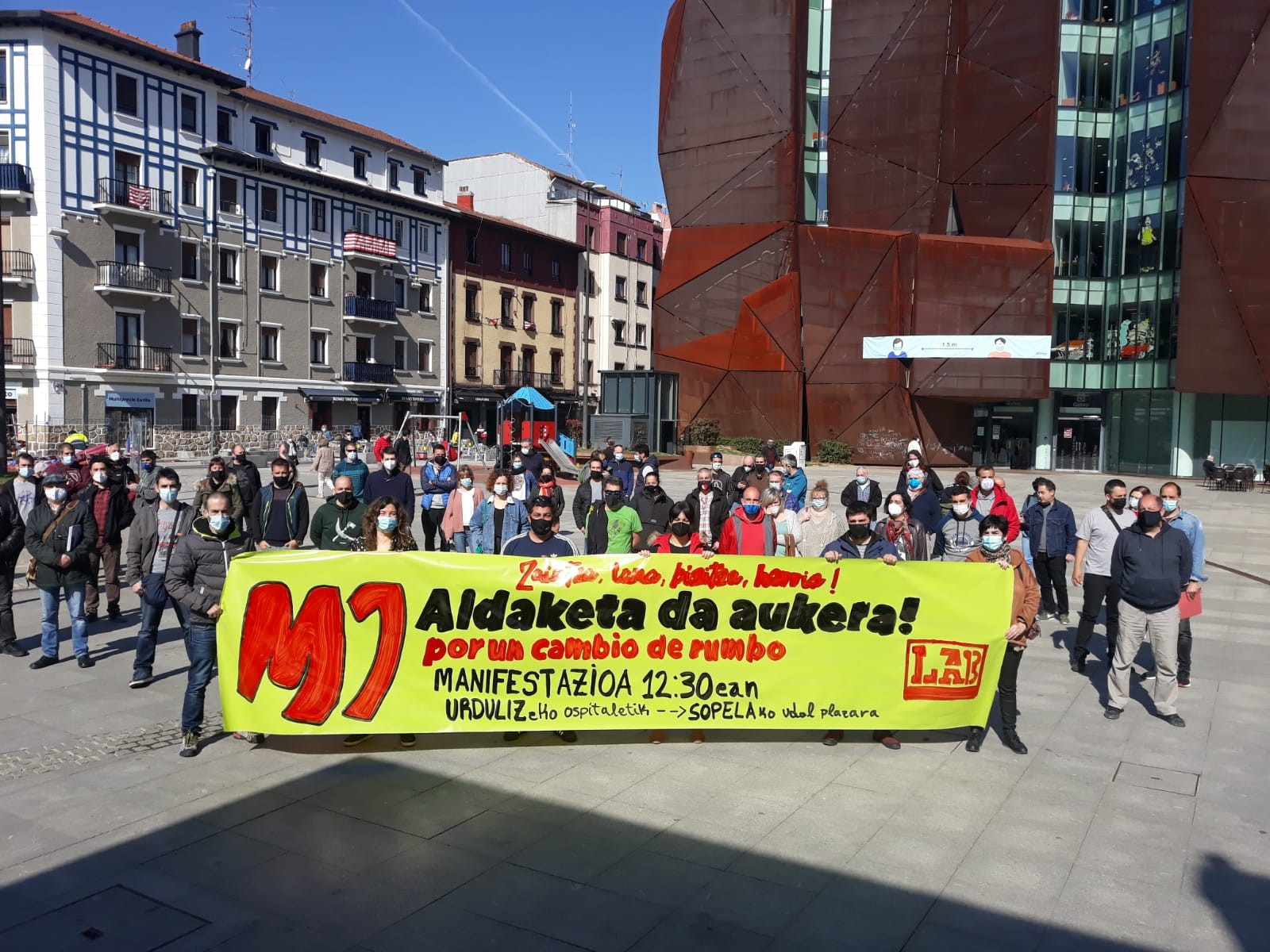 Aldaketa eskatzeko manifestazioa egingo dute maiatzaren 1ean Urdulizen