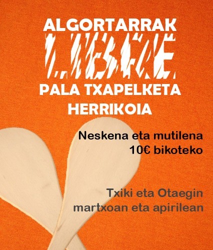 ALGORTARRAK LIBRE PALA TXAPELKETA