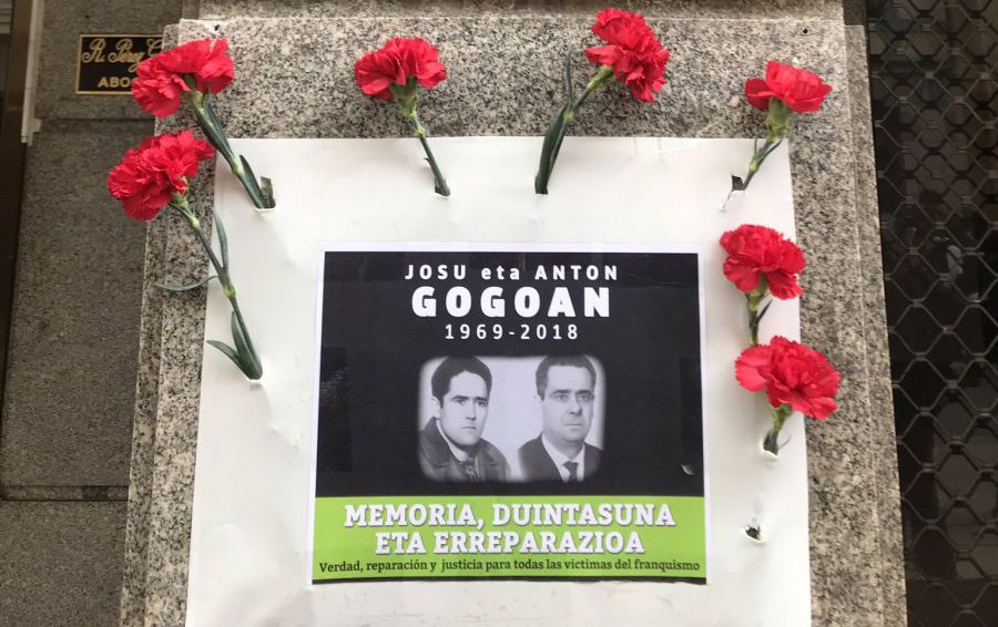 Josu Murueta eta Anton Fernandezen hilketak gogoratzera deitu dute, gertakarien 50. urteurrenean