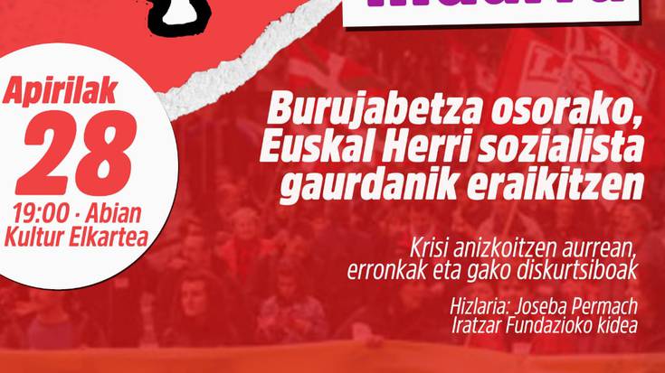 Berbaldia: "Krisi anizkoitzen aurrean erronkak eta gako diskurtsiboak"