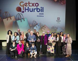 Sei saltoki saritu dituzte Getxo Hurbil sarien hirugarren edizioan, tokiko merkataritza balioan jartzeko