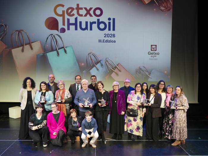 Sei saltoki saritu dituzte Getxo Hurbil sarien hirugarren edizioan, tokiko merkataritza balioan jartzeko