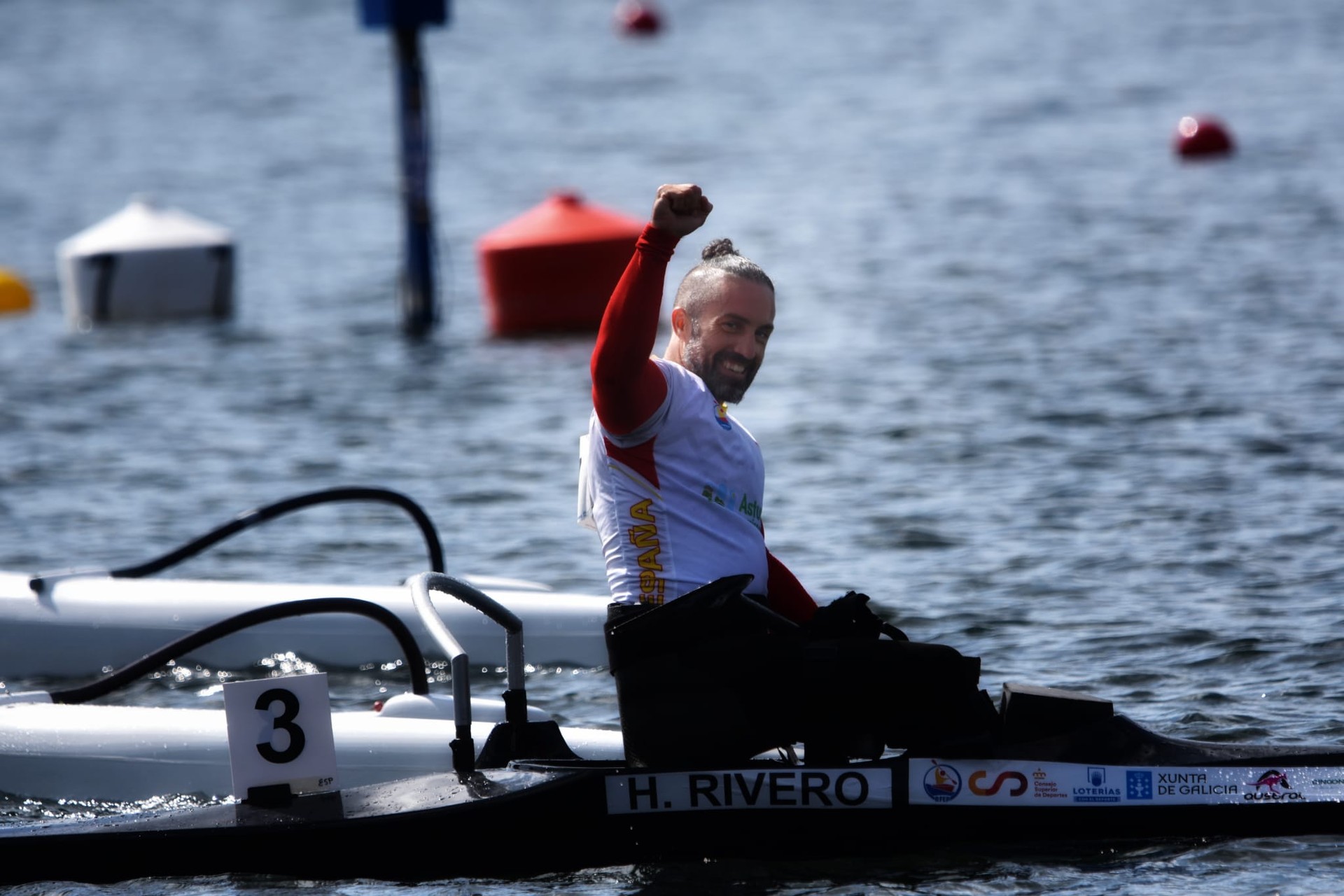 Higinio Rivero piraguista getxoztarra Parisko Paralinpiar Jokoetarako sailkatu da