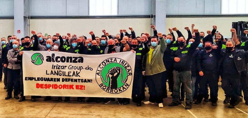 Alconza enpresako langileek greba mugagabea hasiko dute aurreikusitako 38 kaleratzeen aurka